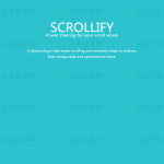 jQuery Scrollify 一款鼠标滚轮控制页面滚动效