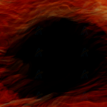 炫酷动态火焰粒子环绕黑洞js特效动画