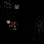 HTML5璀璨烟花多彩气泡粒子canvas特效动画