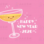 纯CSS实现新年快乐卡通酒杯特效动画