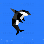 纯CSS实现动态炫酷海豚冒泡特效动画