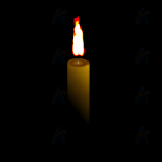 纯CSS实现动态烛光火焰特效动画