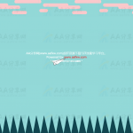 创意SVG绘制动态卡通折纸风机蓝天白云草地特效背景动画