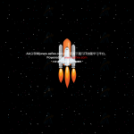 宇宙飞船外太空加速漫游飞行js特效动画