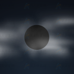 纯CSS实现黑夜月亮周围薄雾围绕特效动画