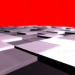 3D动态方形板砖升降带阴影效果canvas动画