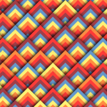 原生js实现多彩层叠三角形图案背景canvas动画