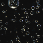 透明金属质感泡泡随机上升升空动画背景