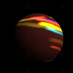 多彩动态旋转球体行星canvas动画