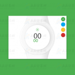 jQuery手机腕表自定义时间倒计时CSS3特效动画插件