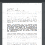 简单实用多功能PDF文档在线阅读浏览js特效插件