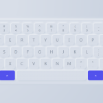 扁平化漂亮美观键盘点击带反馈js插件