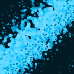 SVG实现蓝色海水海浪涌动js动画