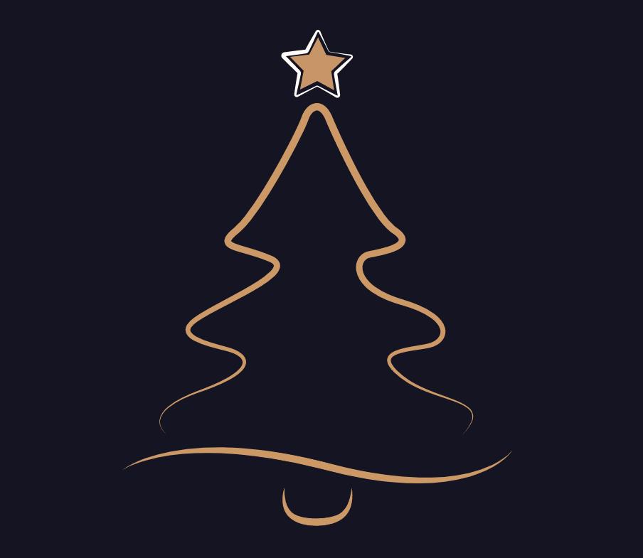 圣诞树星星闪耀动态绘制js动画